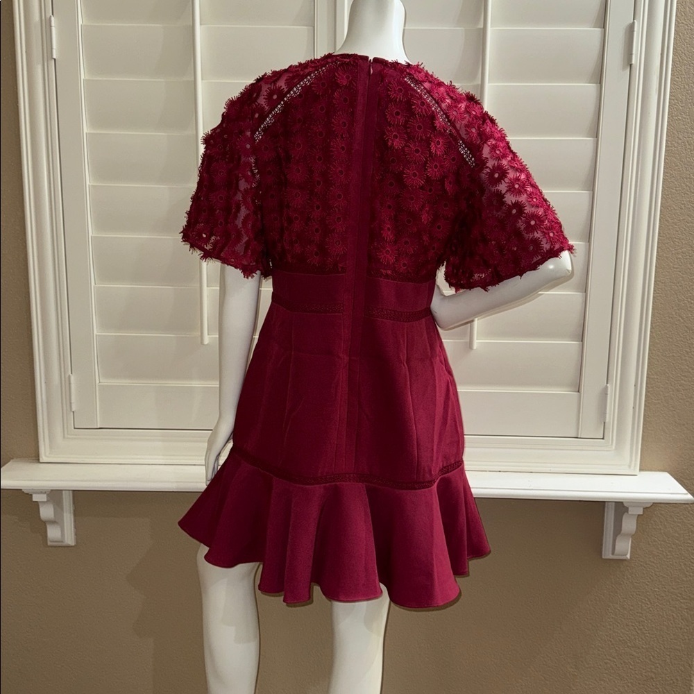 Keepsake Rosabelle Anywhere Mini Dress Raspberry - Picture 8 of 13